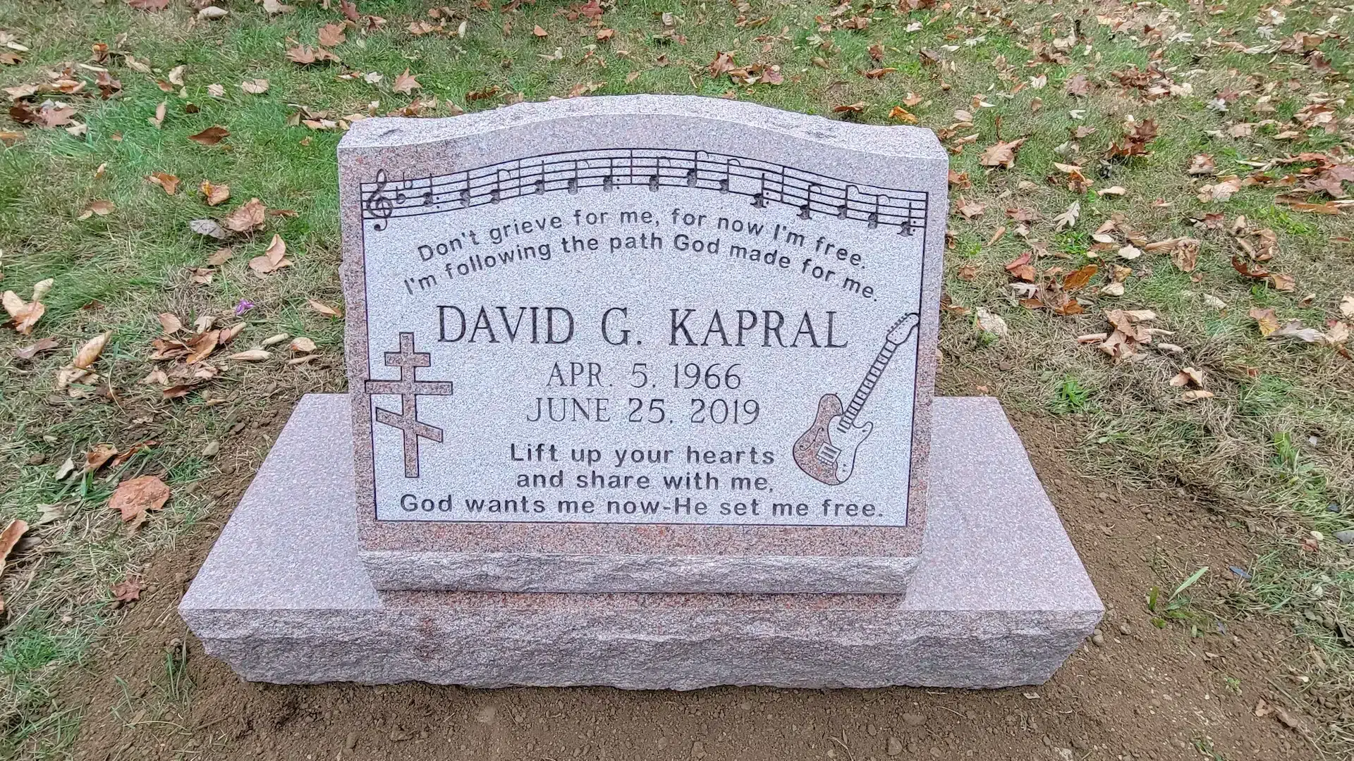 Granite Custom Monument hand-carved by NJ Monument Studio in NJ — image 2