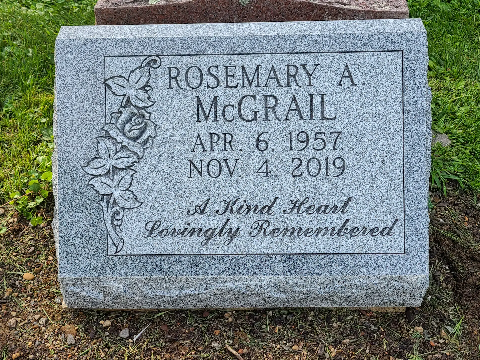 Granite Custom Monument hand-carved by NJ Monument Studio in NJ — image 2