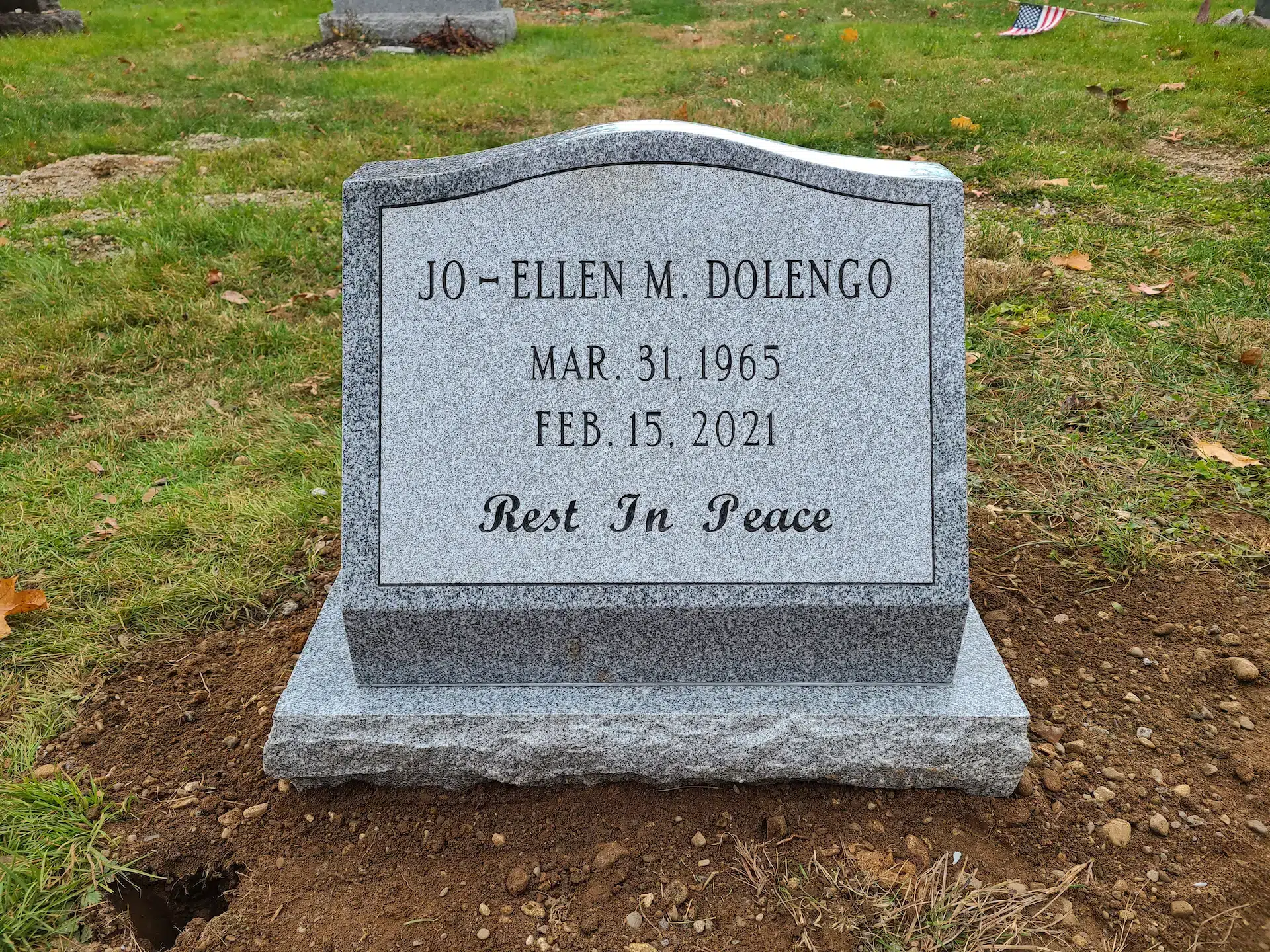 Granite Custom Monument hand-carved by NJ Monument Studio in NJ — image 4